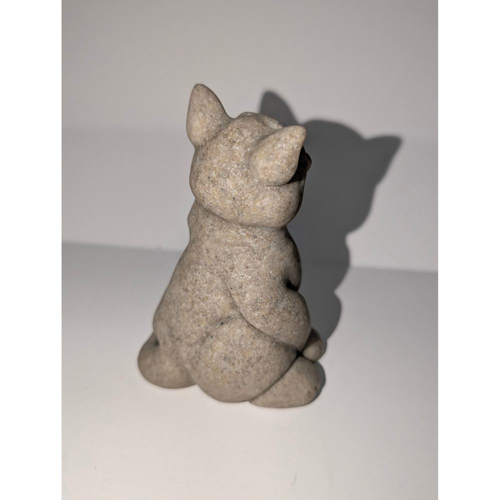 Lot of 3 Second Nature Design Quarry Critters Stone Cats "Chelsea, Clyde, Chico" - Picture 5 of 16